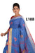 Stylist Bird Pattern Linen Sari
